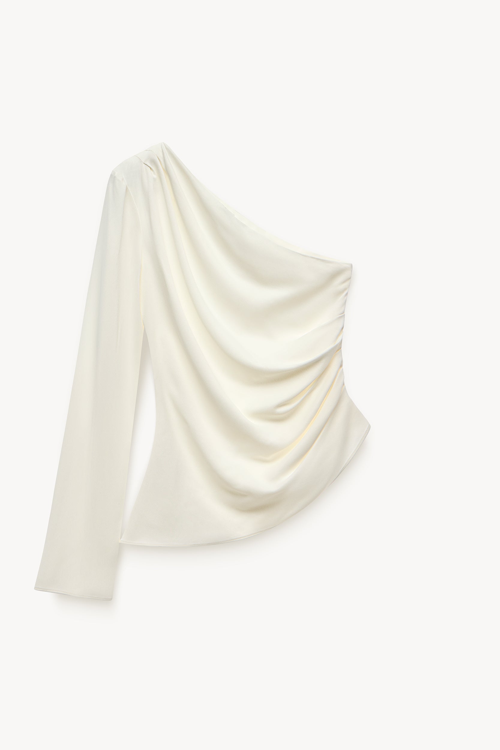 One-shoulder blouse Ecru PINXIT EU 34