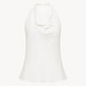 Satin halterneck top White PINXIT EU 36