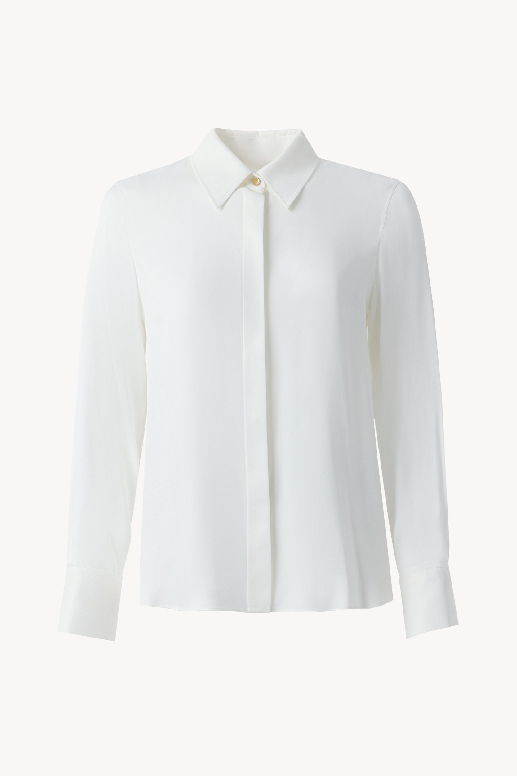 Viscose long-sleeve blouse White PINXIT EU 36