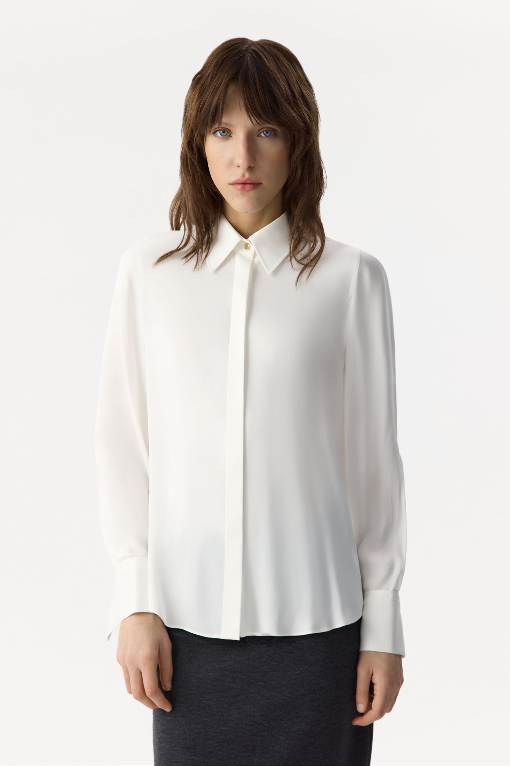 Viscose long-sleeve blouse PINXIT