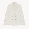 Tencel double-breasted blazer Milk PINXIT EU 36