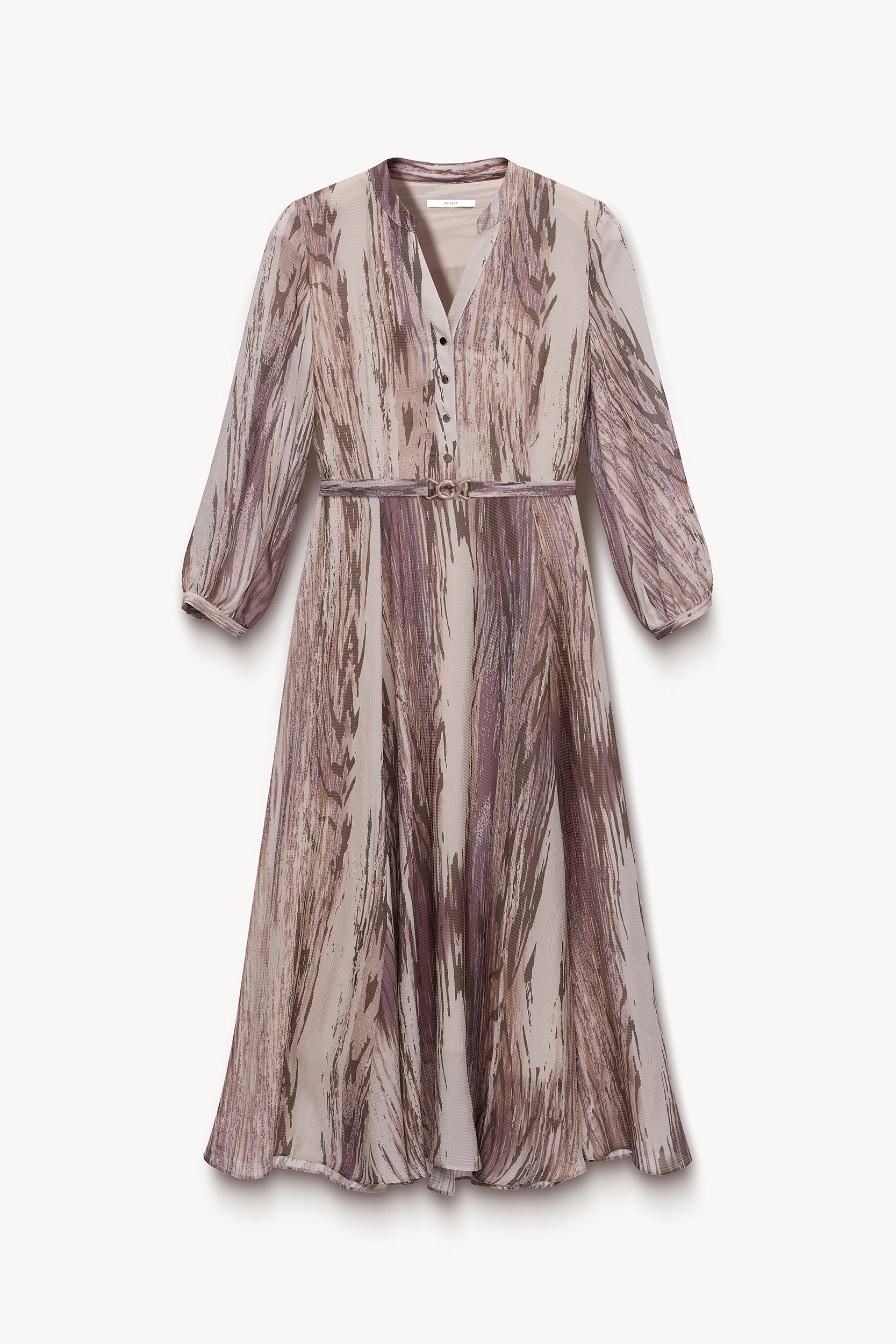 Belted midi dress PINXIT