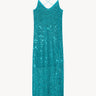 Sequin maxi dress Turquoise PINXIT EU 34
