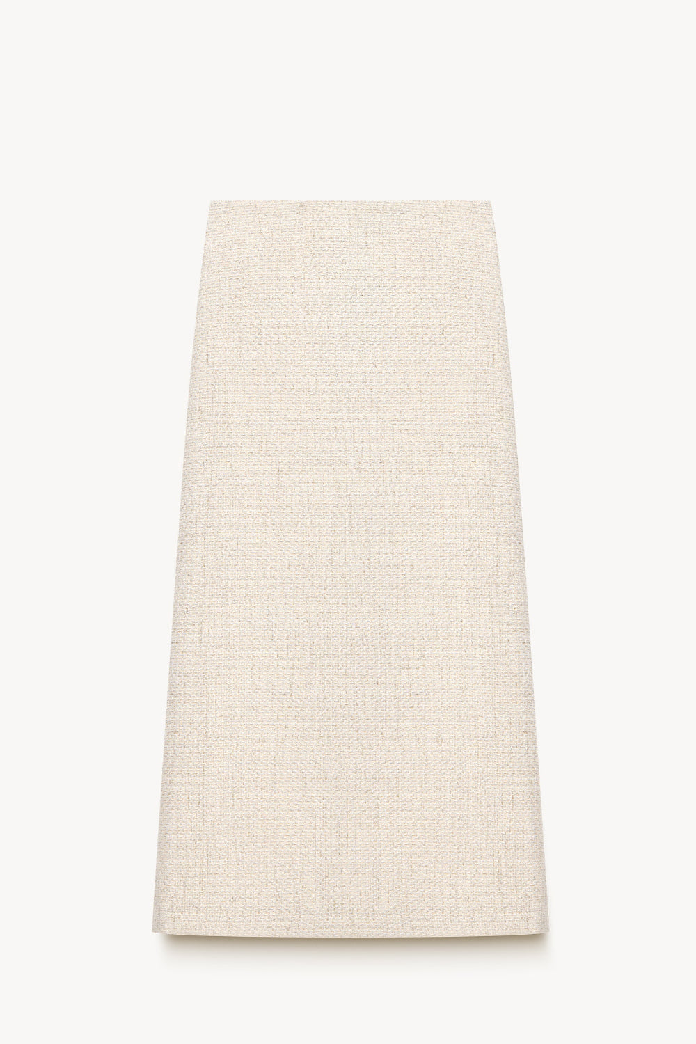 Tweed with lurex maxi skirt Ecru PINXIT EU 36