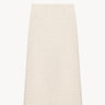 Tweed with lurex maxi skirt Ecru PINXIT EU 36