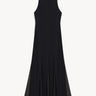 Chiffon-panelling dress Black PINXIT EU 36