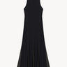 Chiffon-panelling dress Black PINXIT EU 36