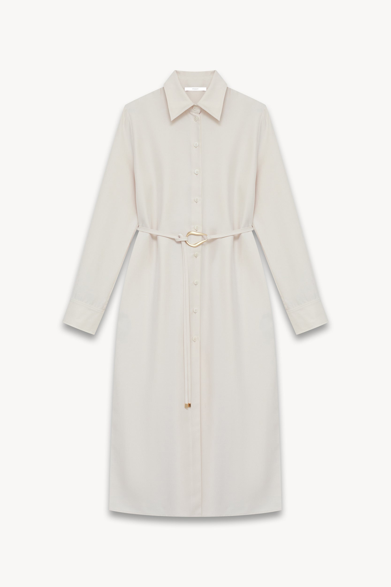 Lyocell tunic-shirt Cream PINXIT EU 36