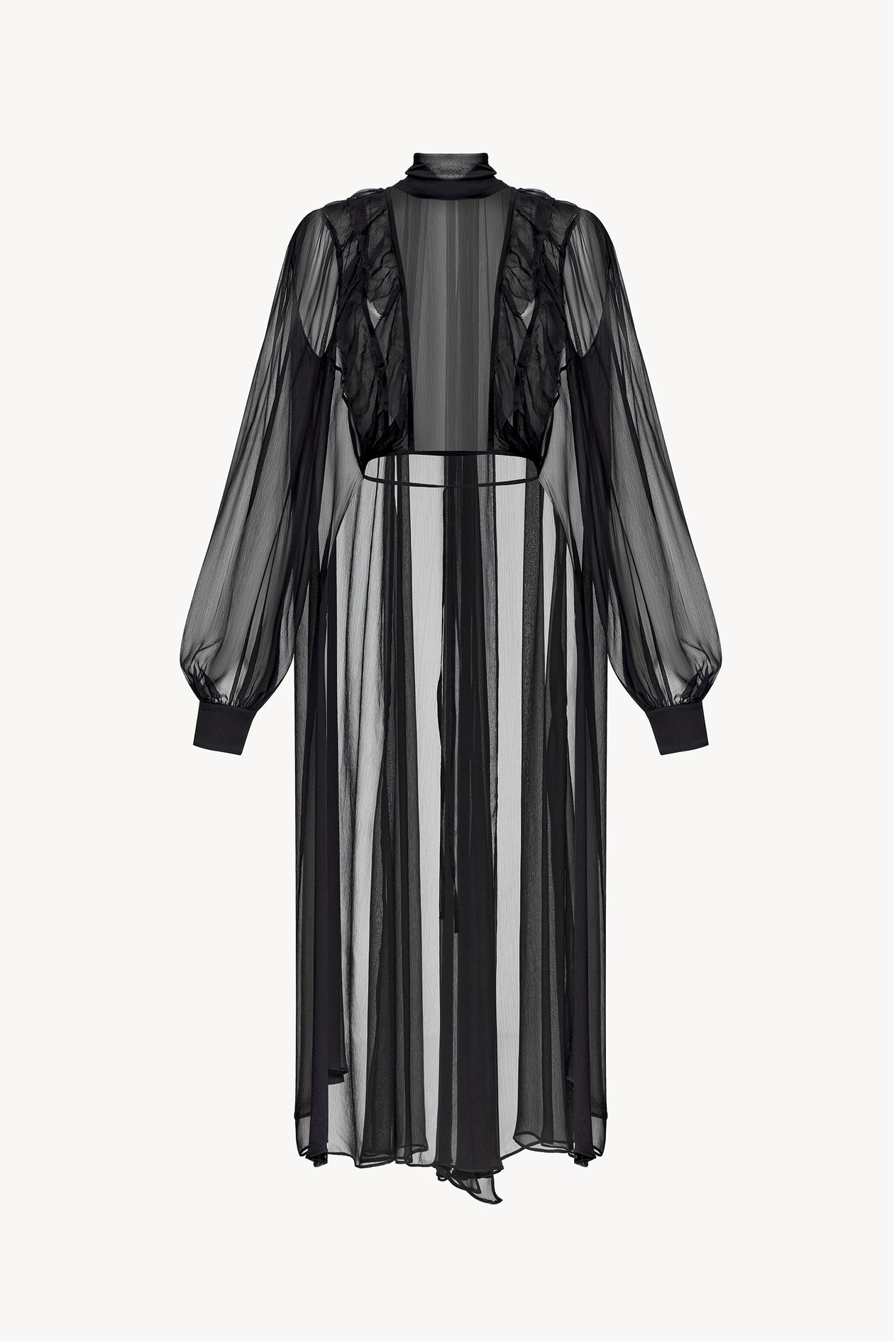 black chiffon tunic dress boohoo Women's Chiffon Draped Mini Shirt Dress in Black