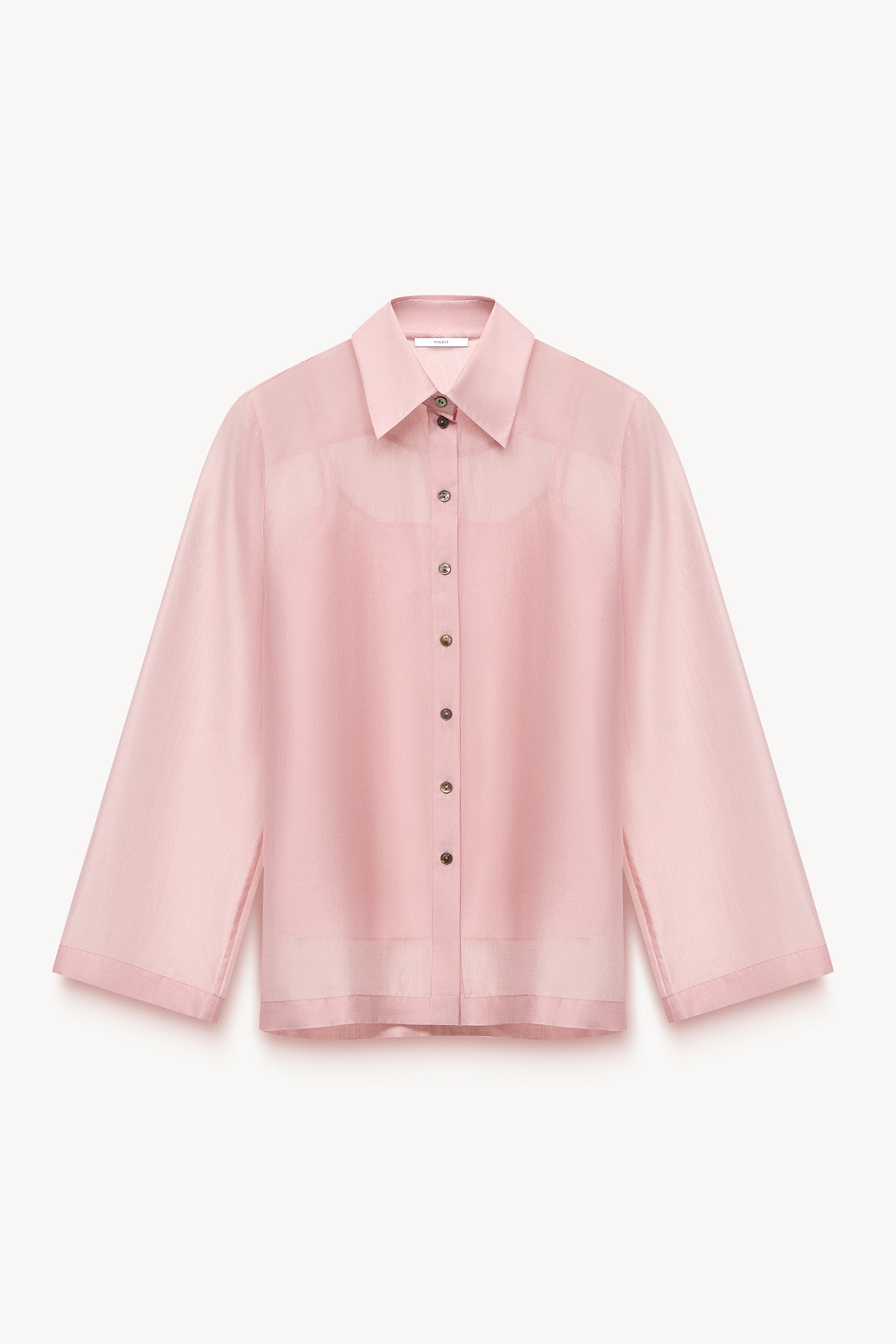 Tencel sheer shirt Dusty pink PINXIT EU 36