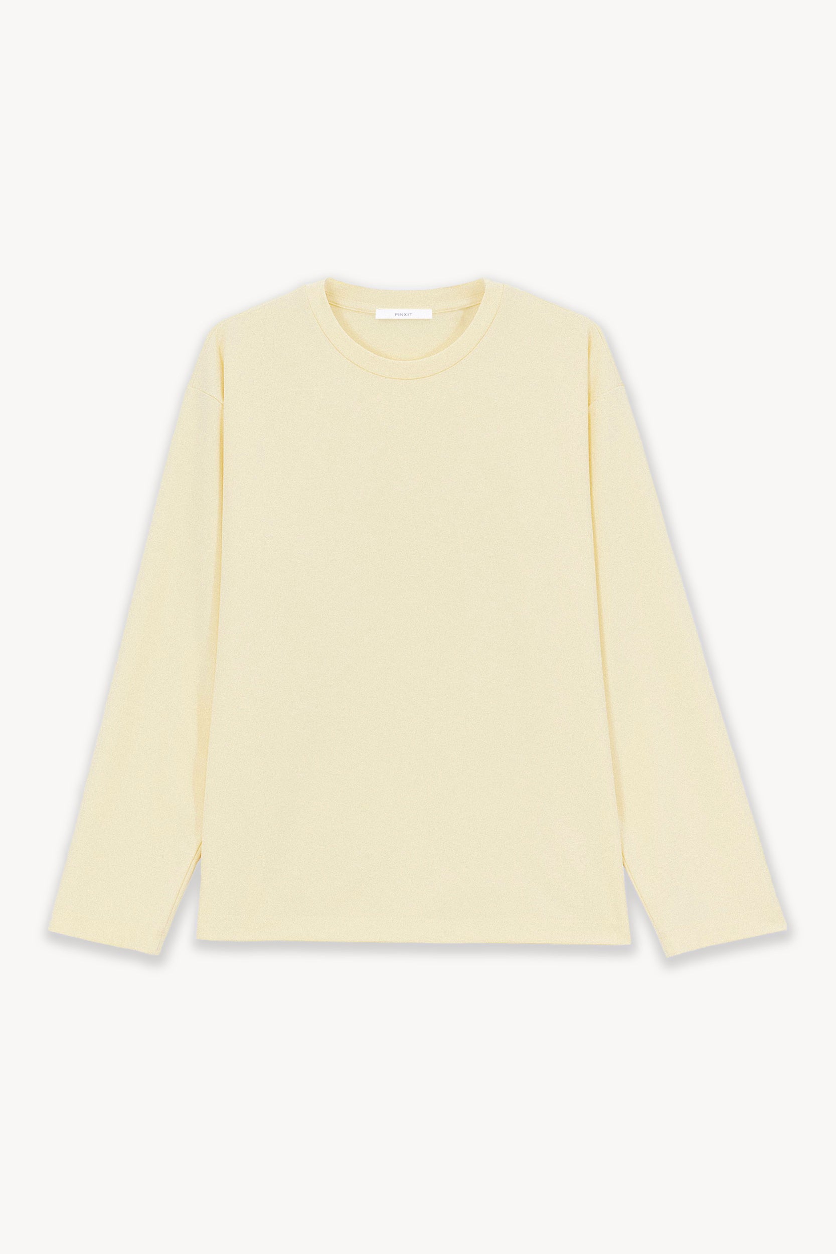 Loose-fit long-sleeve Light yellow PINXIT XS