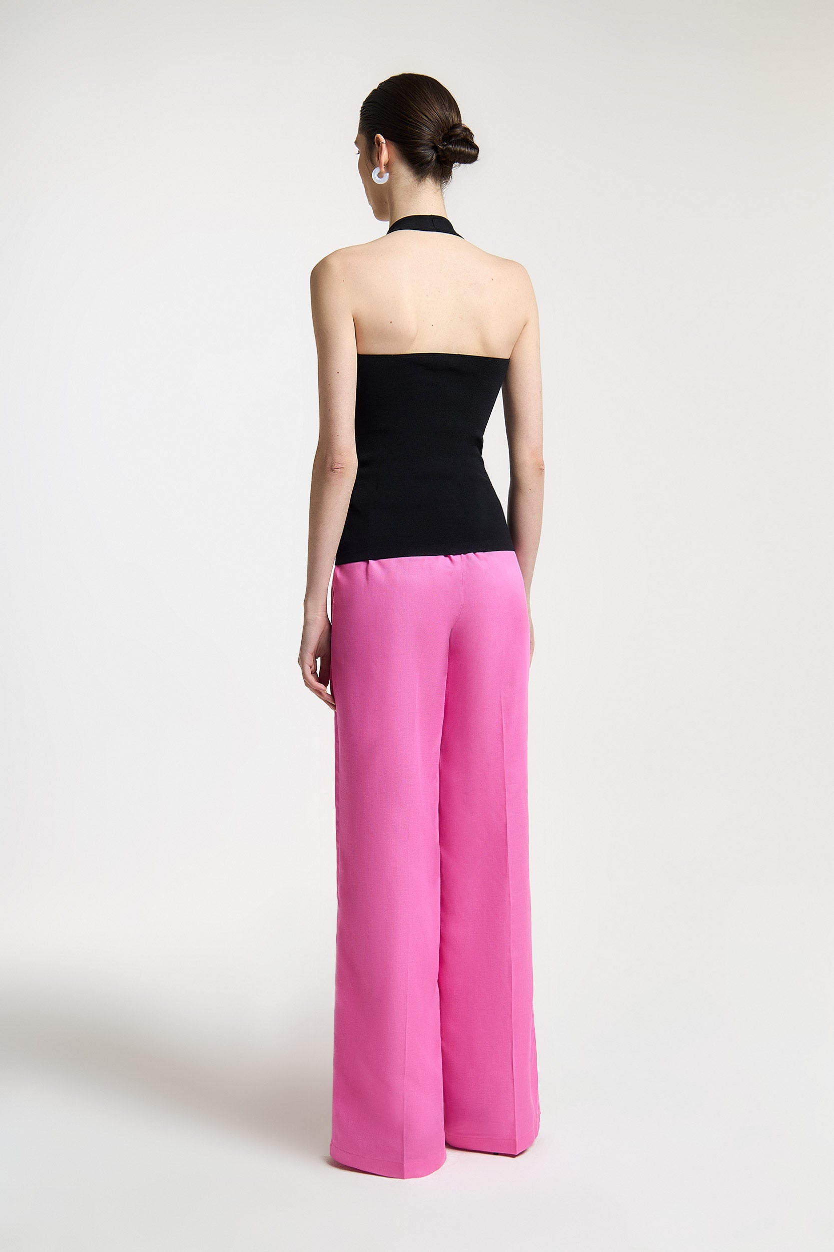 Tencel and linen loose-fit trousers PINXIT