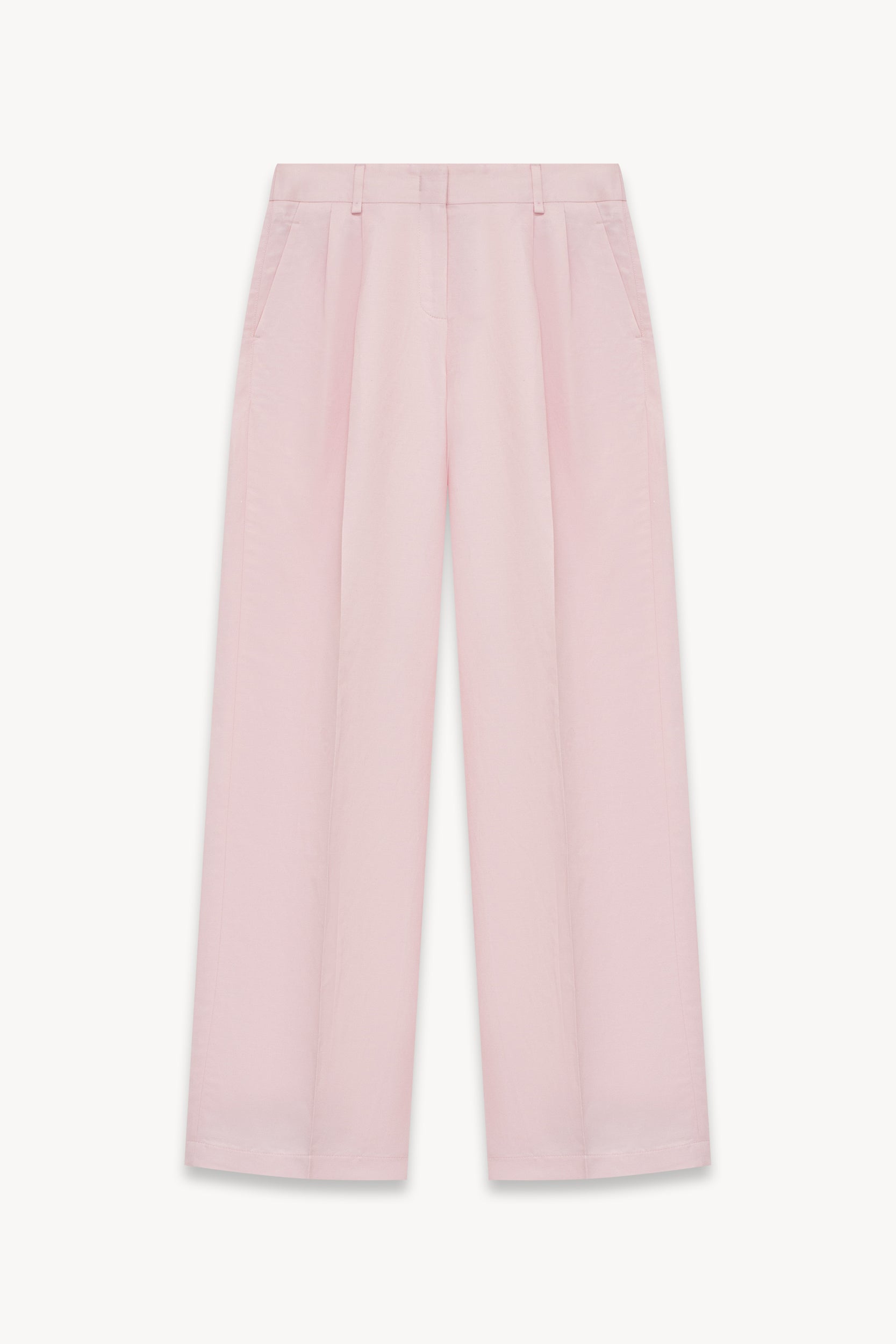 Suit trousers with linen Light pink PINXIT EU 34