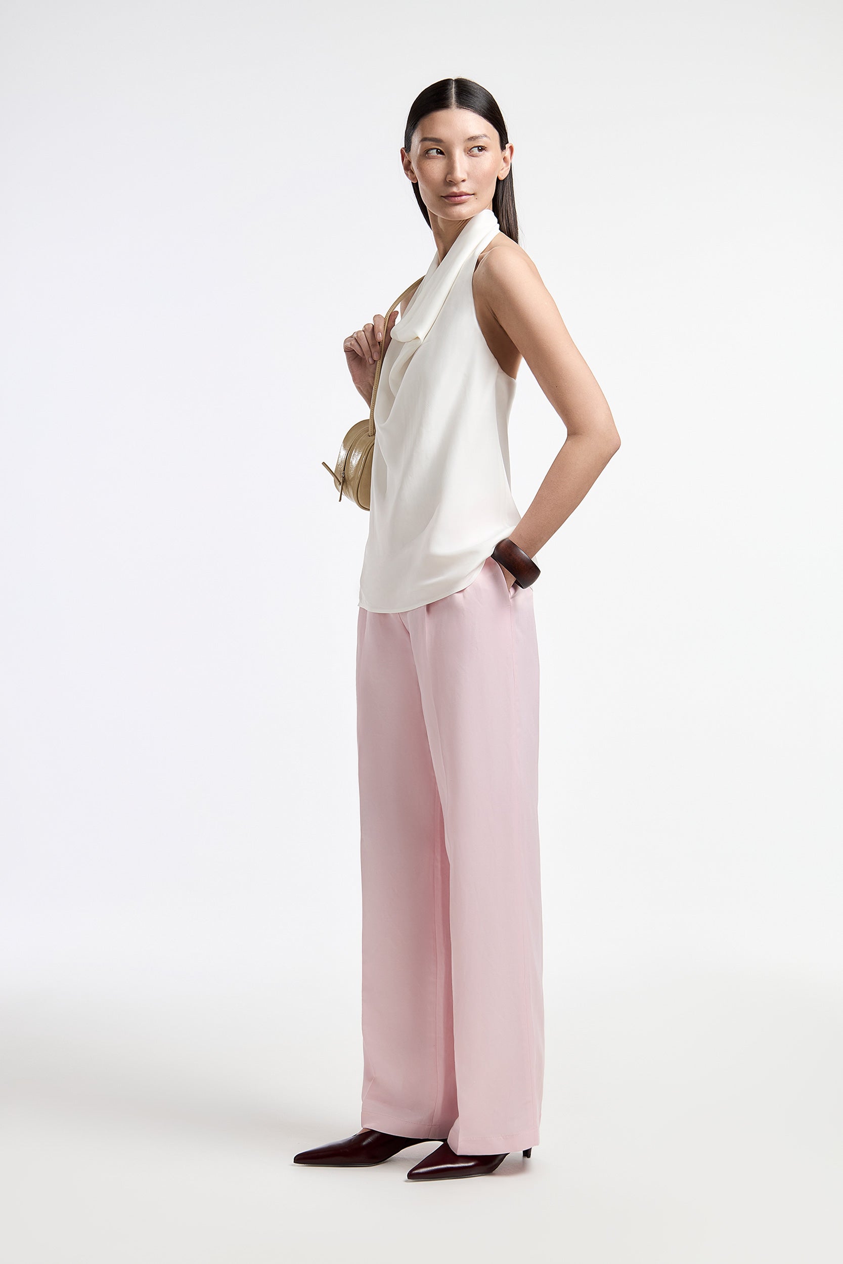 Pantalon de costume avec lin