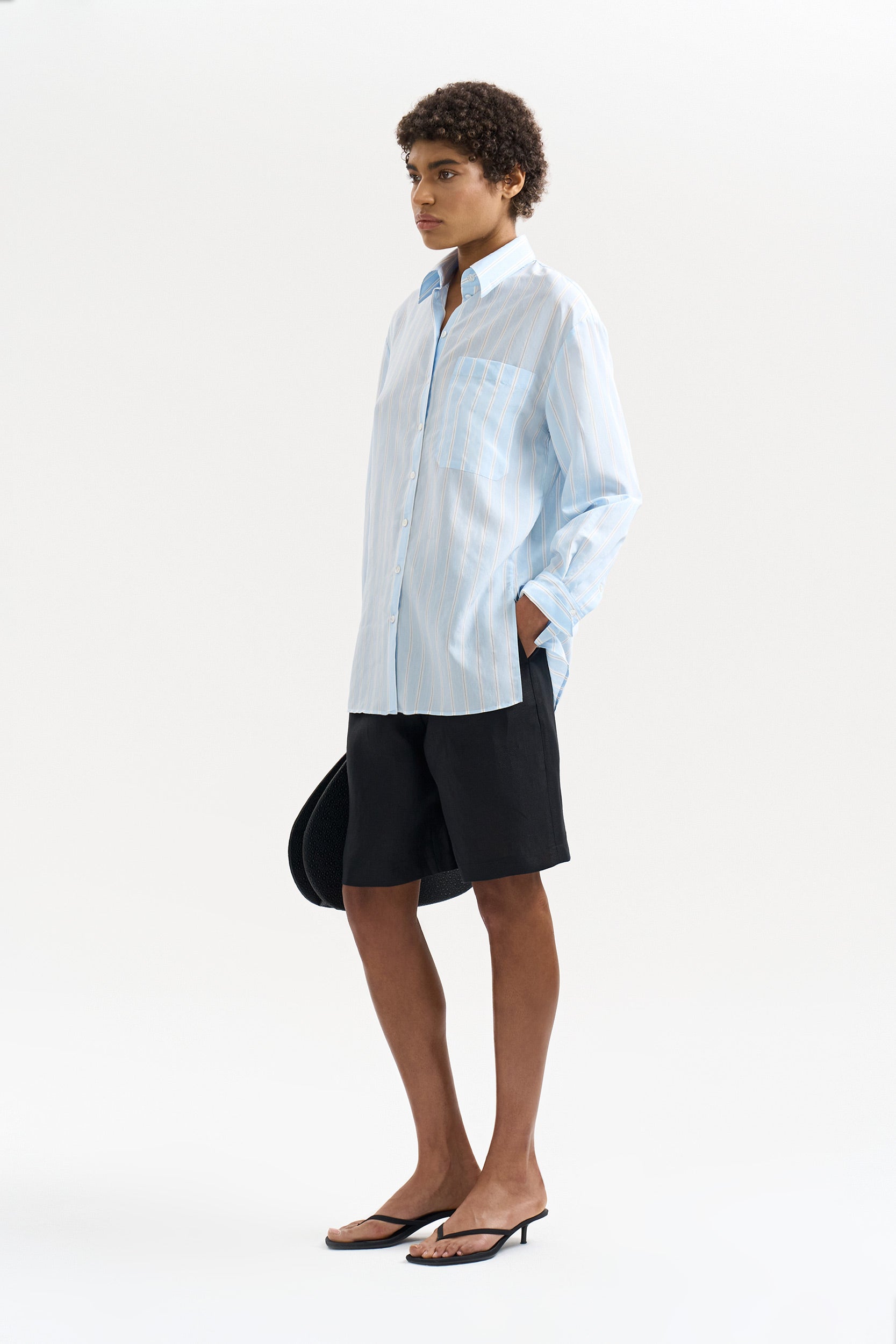 Wide-stripe shirt PINXIT