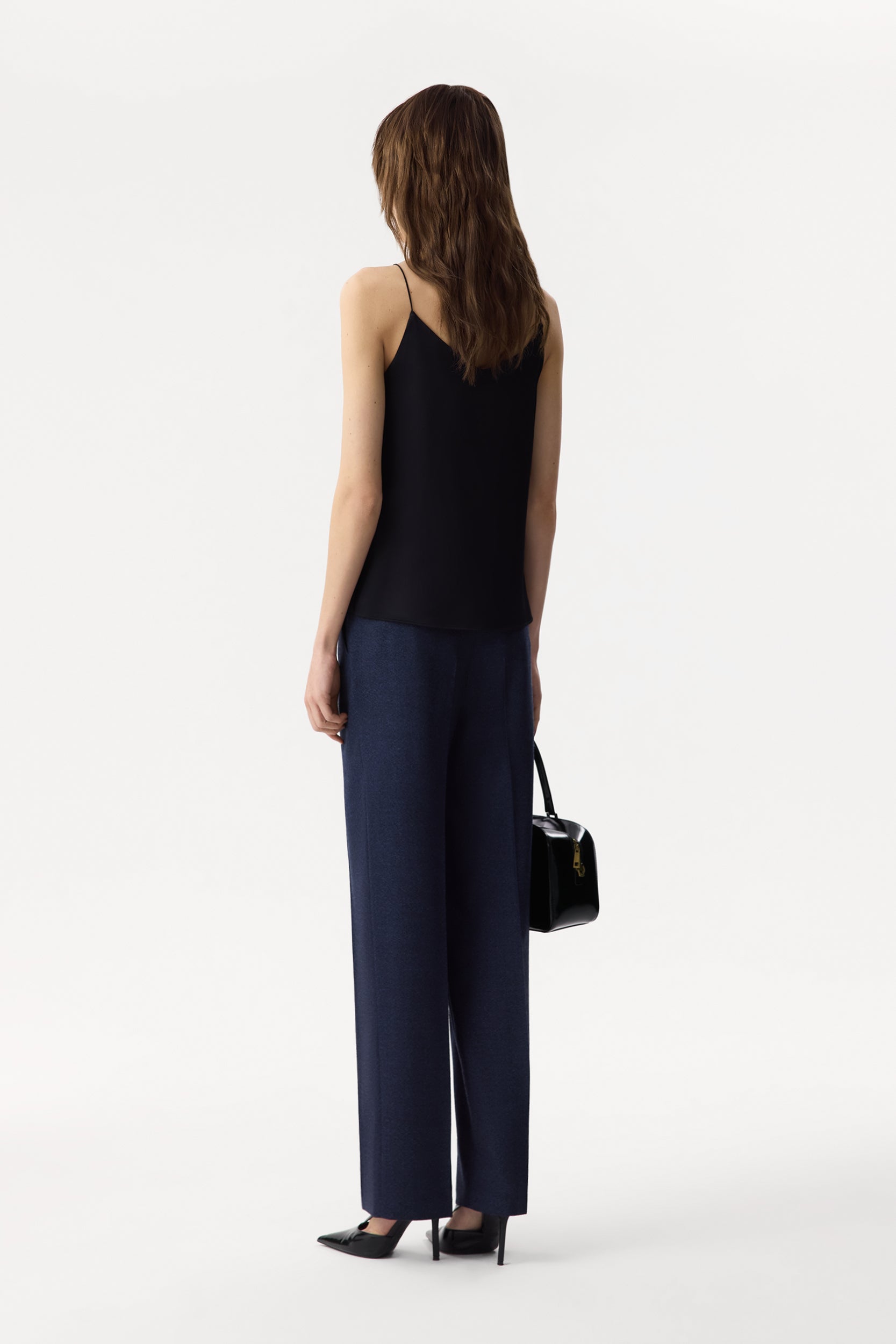 Satin viscose top PINXIT