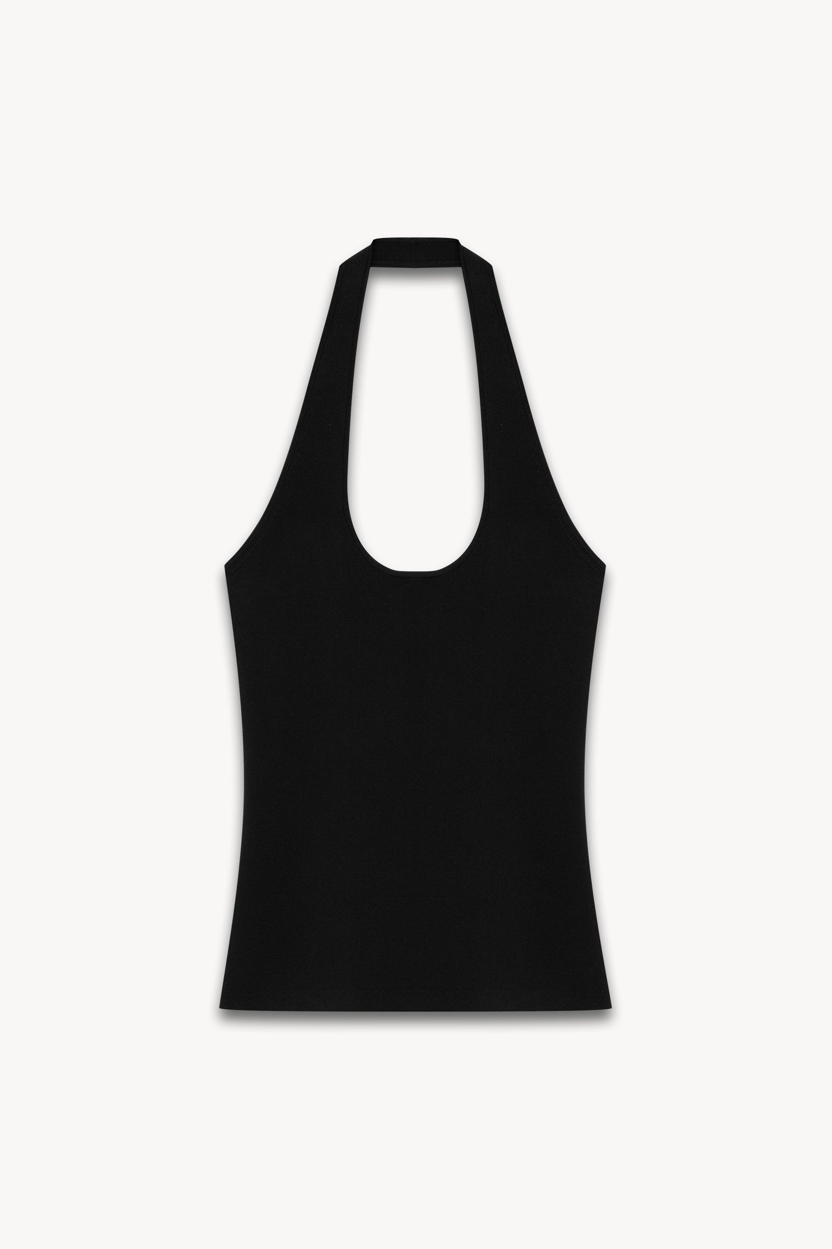 Knit halterneck top Black PINXIT XS