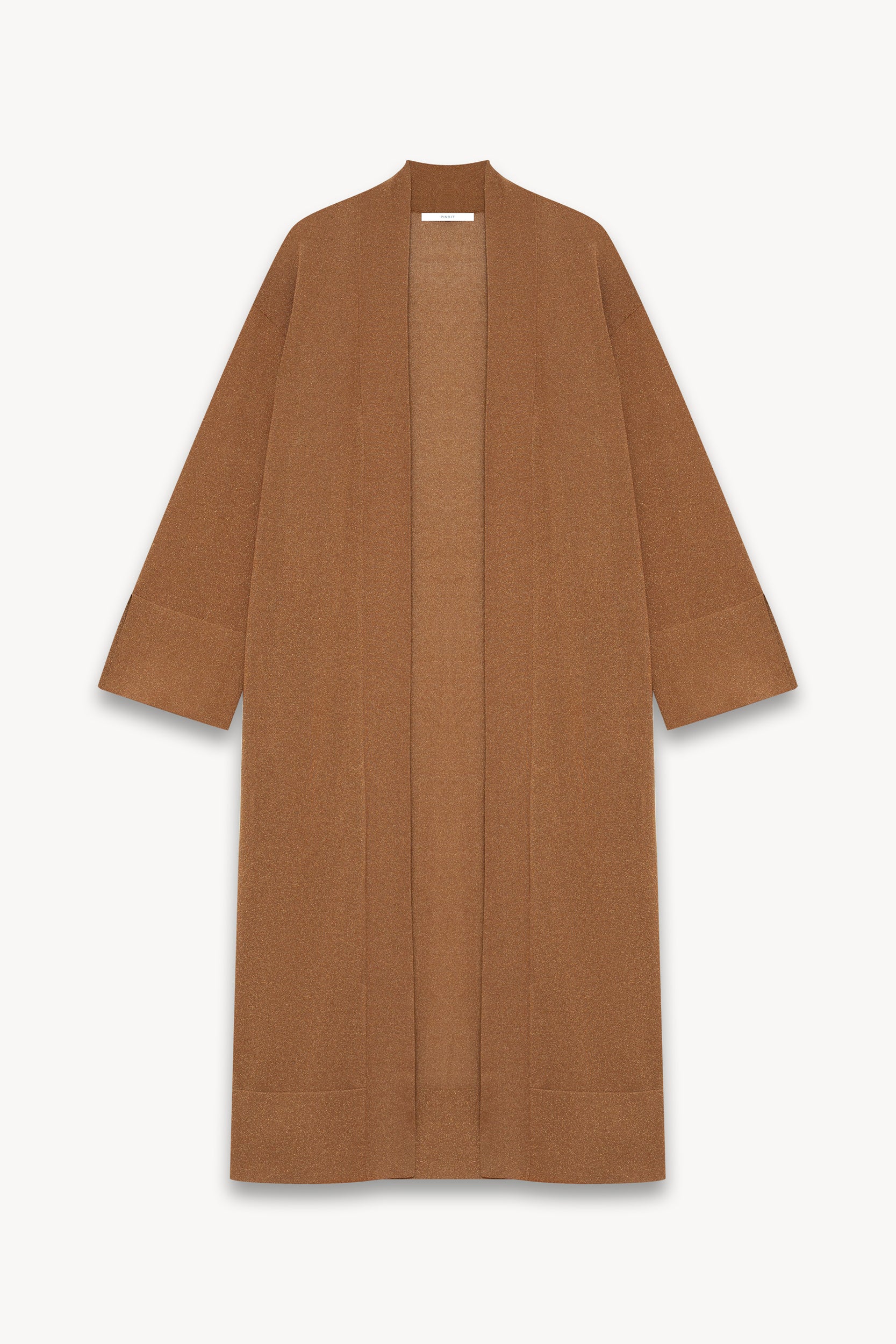 Cardigan with lurex Golden beige PINXIT S