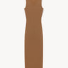 Knitted dress with lurex Golden beige PINXIT S