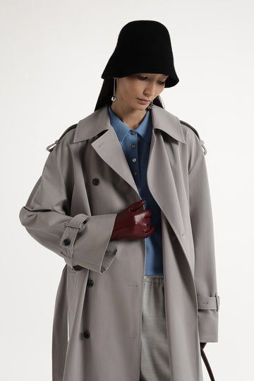 Trench-coat Croisé Vintage Homme Taille XL — Couleur Kaki, Années 80-90, Très Bon état
