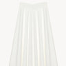 Asymmetric waist flared skirt White PINXIT EU 34