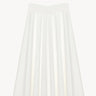 Asymmetric waist flared skirt White PINXIT EU 34
