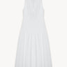 V-neck cotton maxi dress White PINXIT EU 36