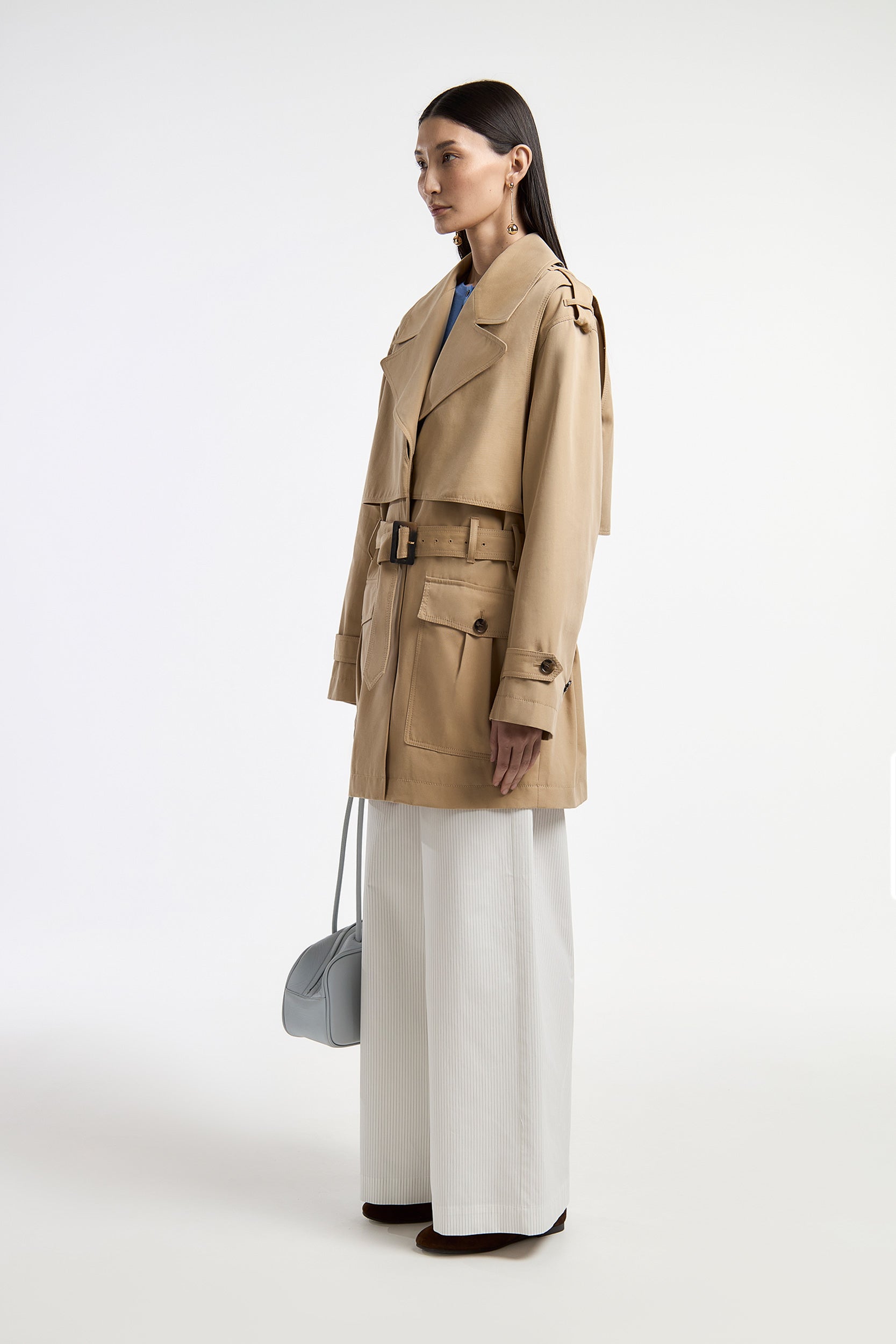 Patch pockets trench PINXIT