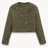 Bouclé cropped blazer PINXIT