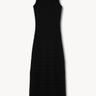Pointelle-knit cotton dress Black PINXIT S