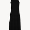 Pointelle-knit cotton dress Black PINXIT S