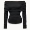 Off-shoulder jumper Black PINXIT S