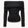Off-shoulder jumper Black PINXIT S