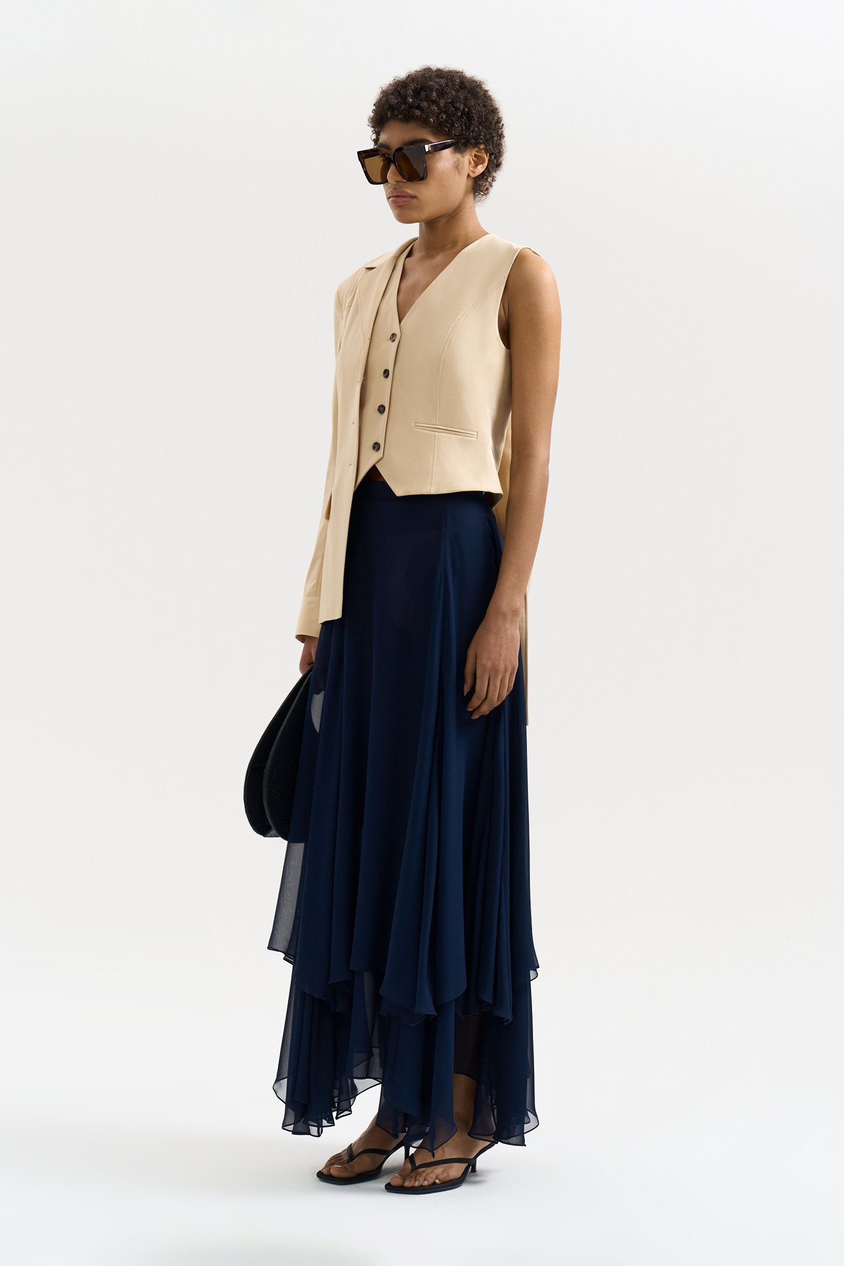 Coton fitted gilet PINXIT