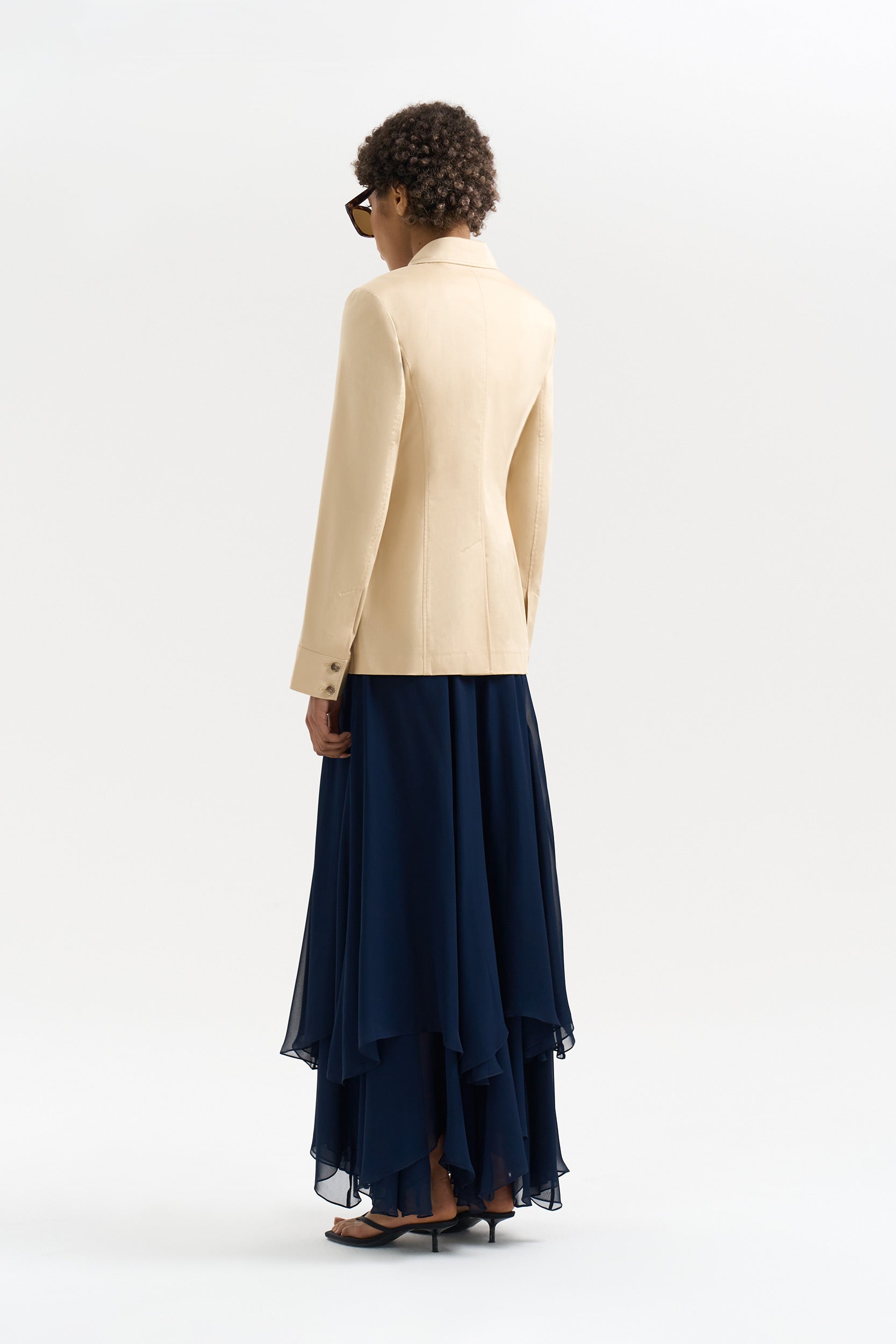 Cotton fitted blazer PINXIT