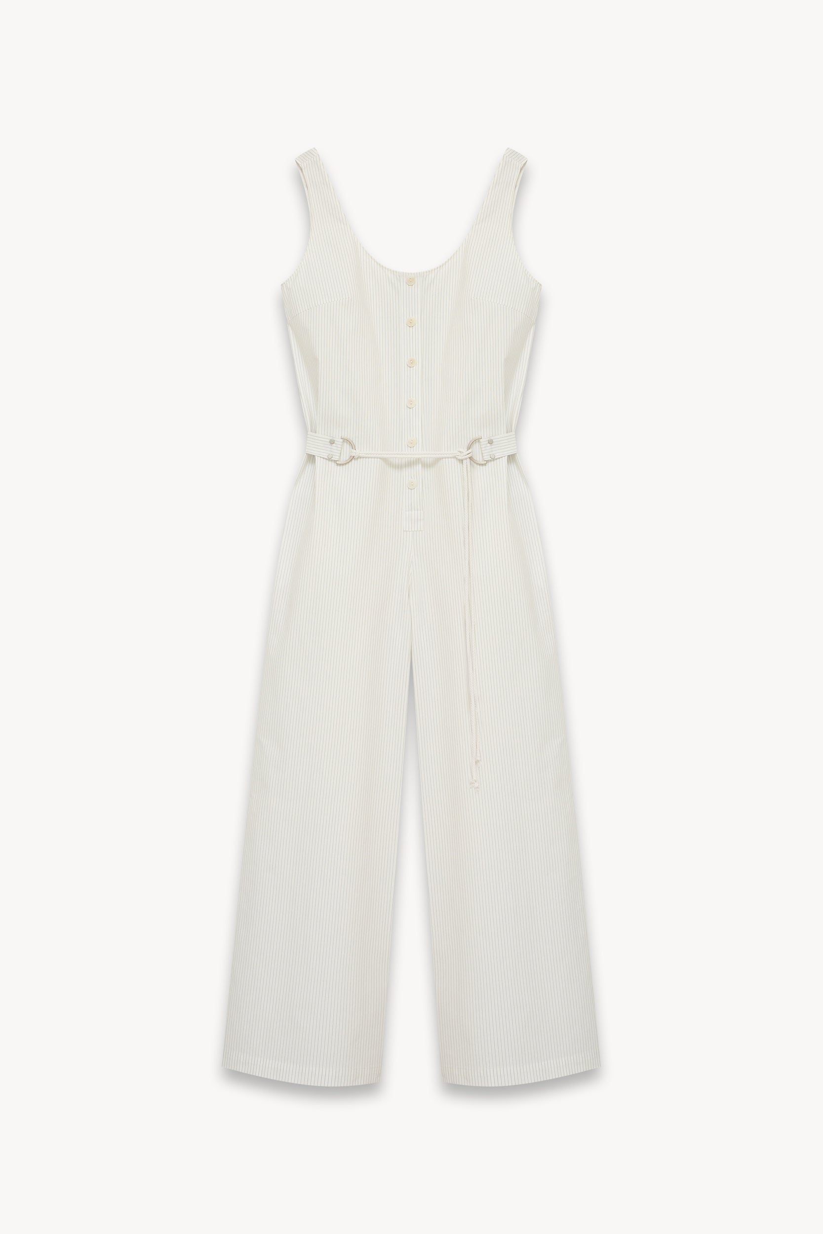 Cotton jumpsuit Milk/Black PINXIT EU 36