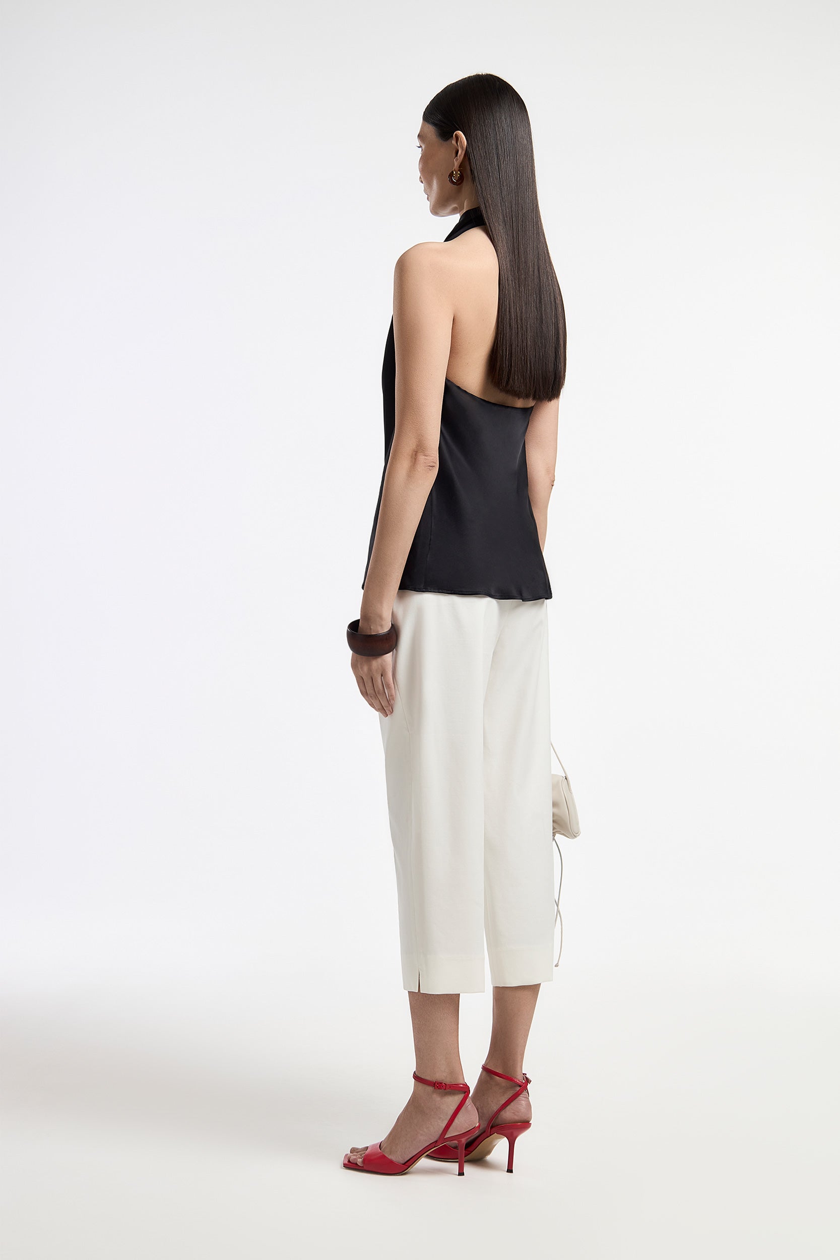 Capri tapered trousers with cotton PINXIT
