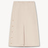 Cotton midi skirt Sand PINXIT EU 36