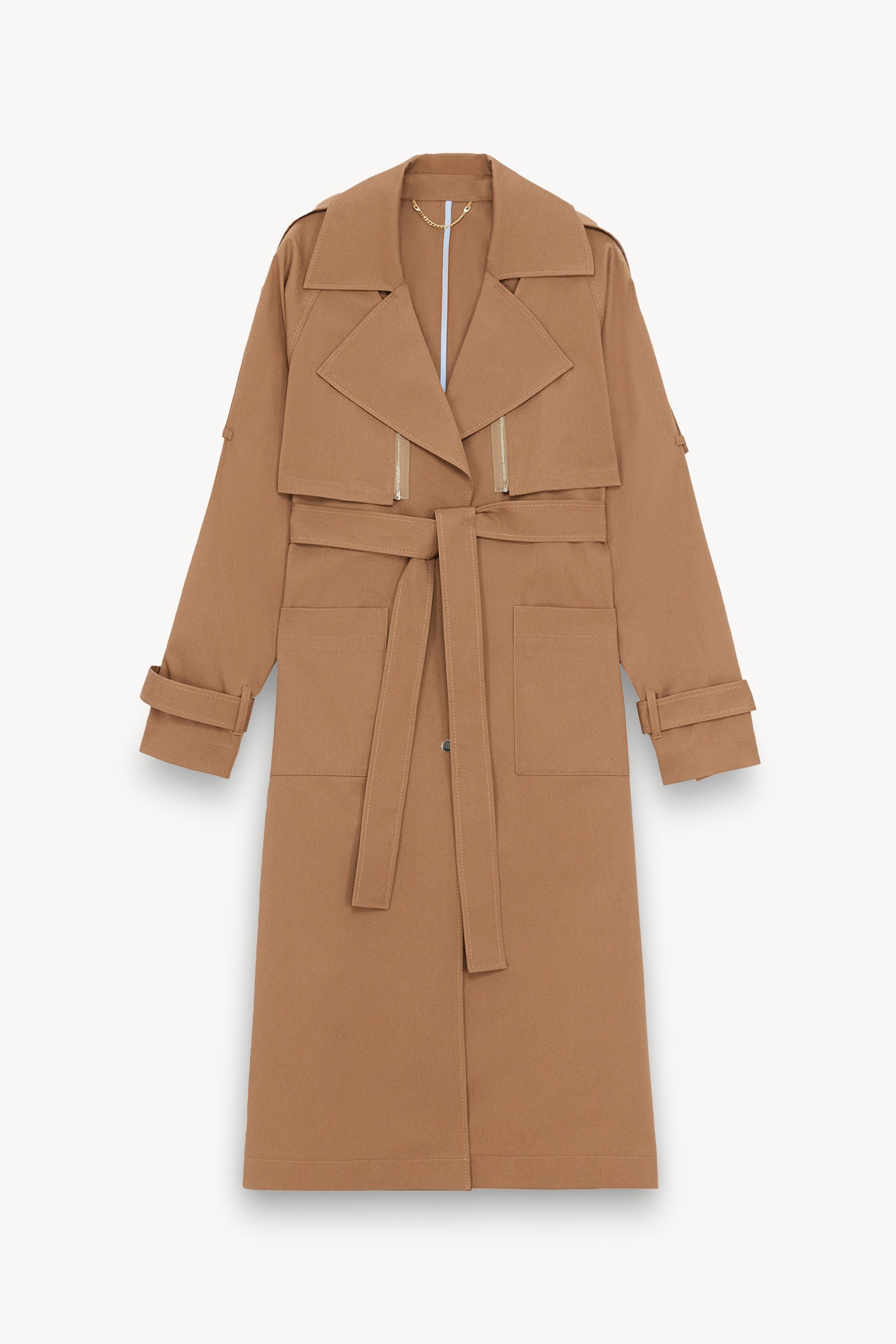Snap buttons convertible trench PINXIT