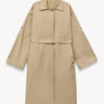 Straight-fit trench Sand PINXIT S
