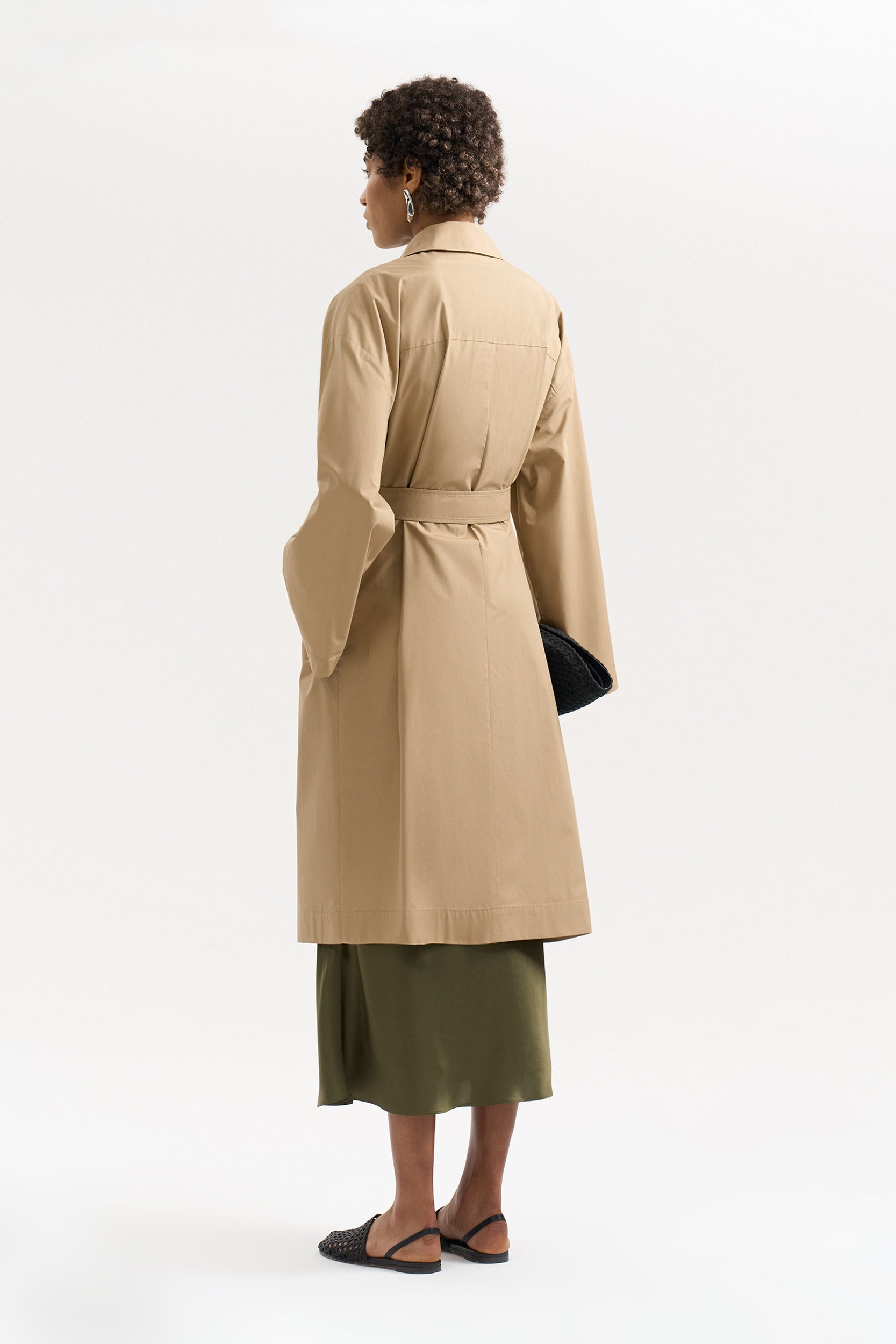 Straight-fit trench PINXIT