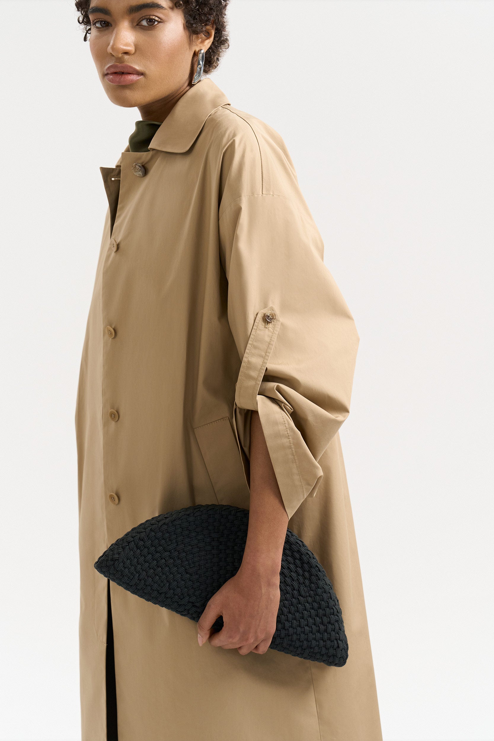 Straight-fit trench PINXIT