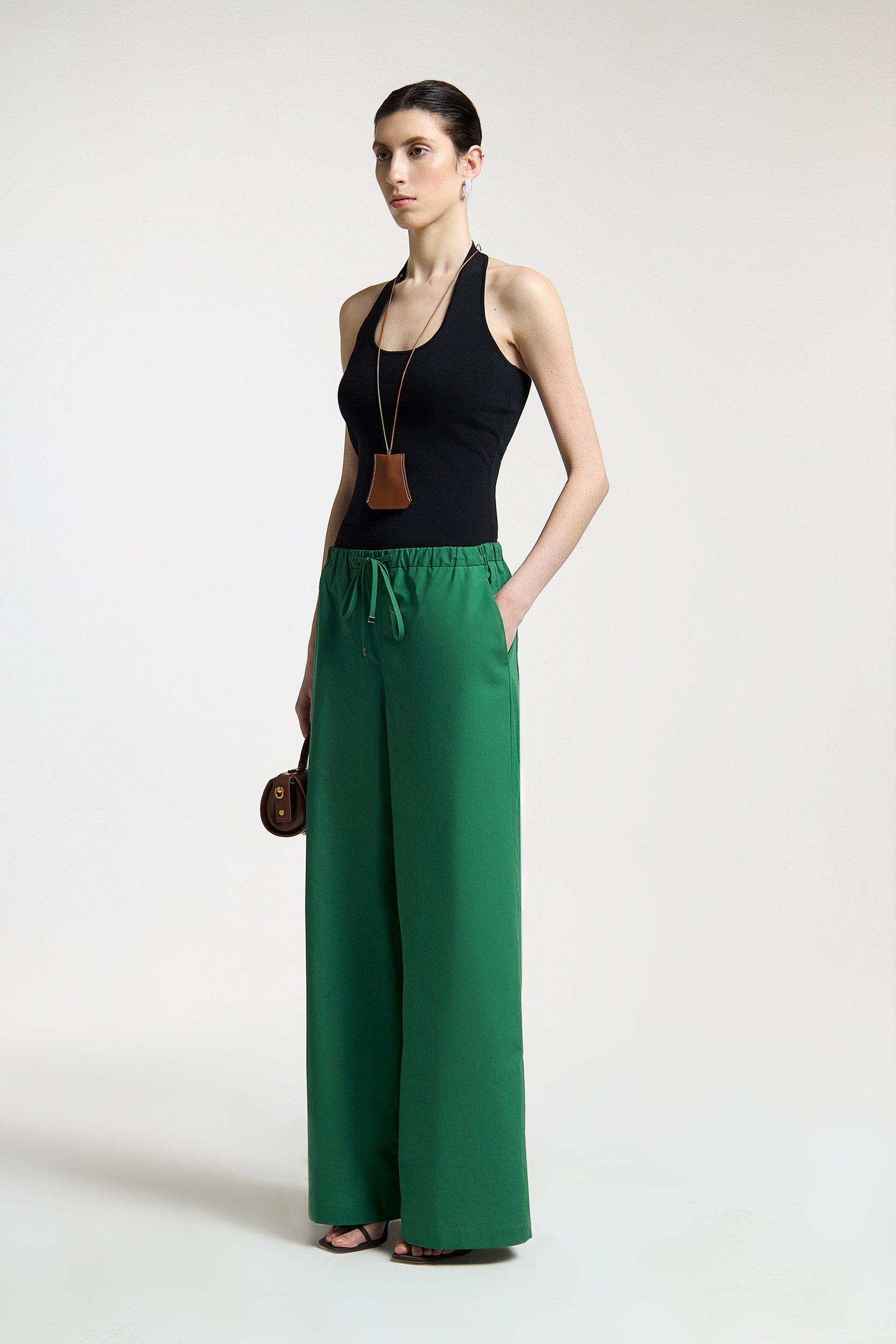 Drawstring cotton trousers PINXIT