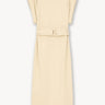 Draped-sleeve pencil dress Sand PINXIT EU 36