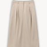 Midi skirt with cotton Sand PINXIT EU 36