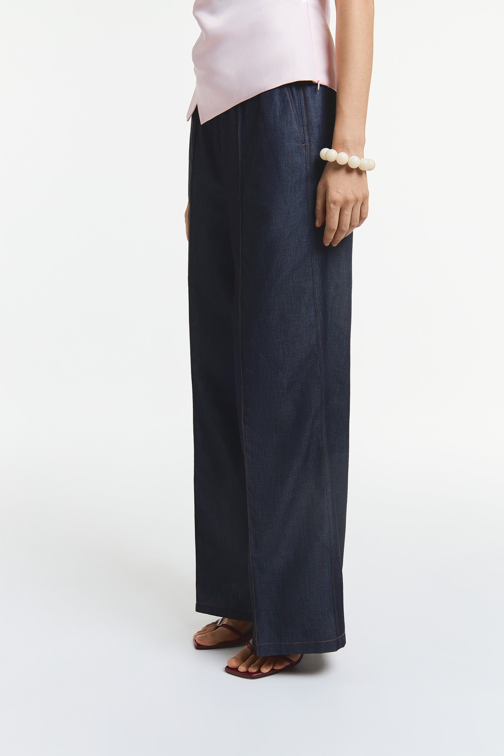 Flared cotton trousers PINXIT