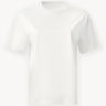 Oversized T-shirt with silk White PINXIT S