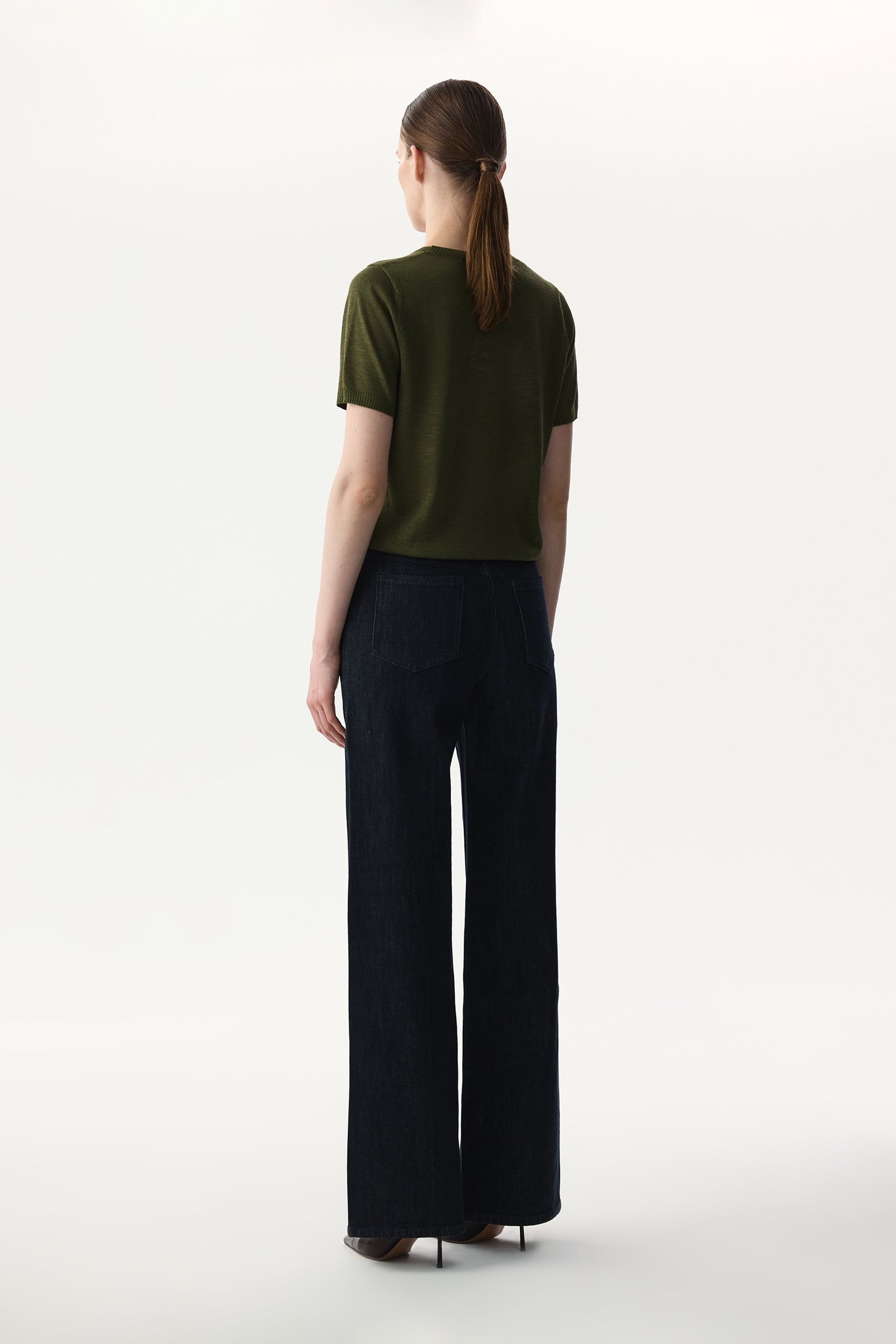 Wide jeans with creases PINXIT