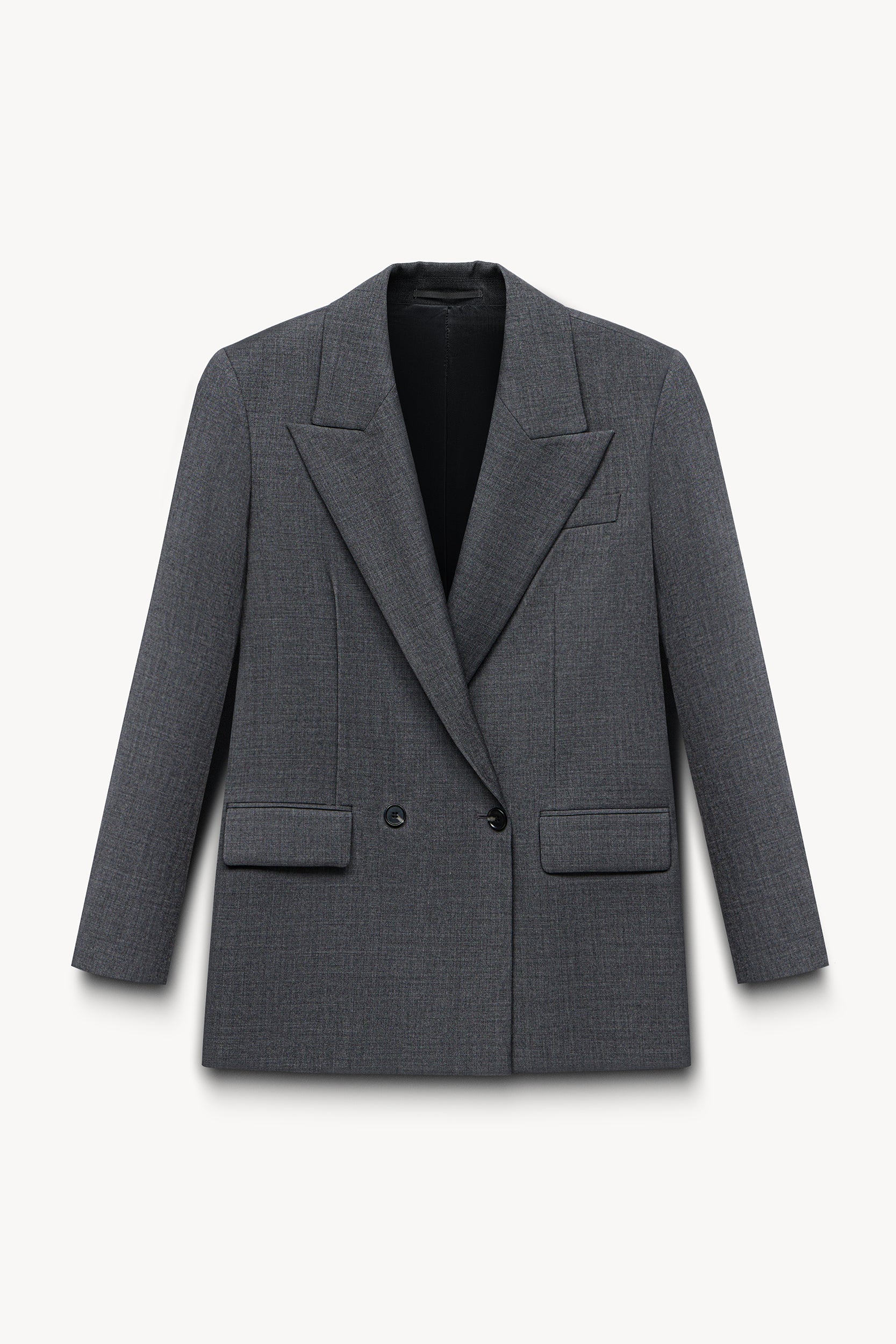 Virgin-wool straight-fit blazer PINXIT