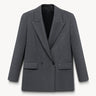 Virgin-wool straight-fit blazer PINXIT